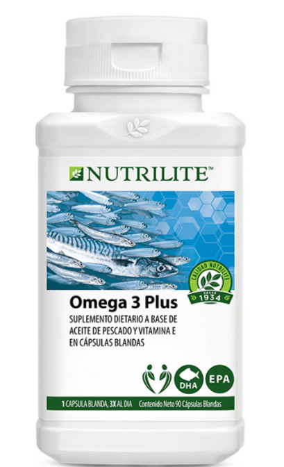 NUTRILITE OMEGA 3 PLUS 90 TABLETAS
